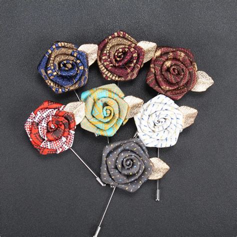 metal brooches fabric wholesale|flower brooches.